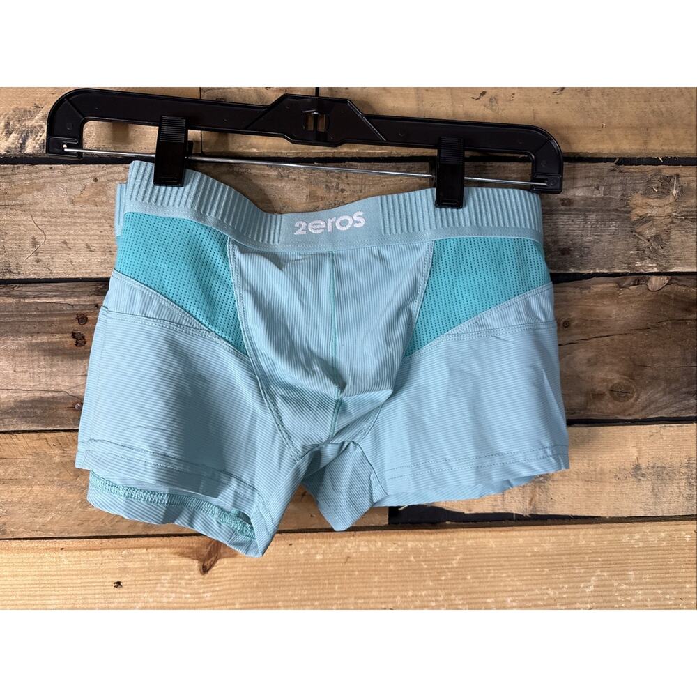 2Eros AKTIV HERMES TRUNK UNDERWEAR - BLUE TURQUOISE, Large